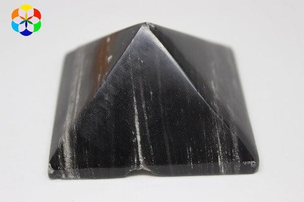 Obsidyen Taşı Piramit - 122gr Kusurlu