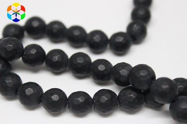 Onix (Oniks) Taşı Faset Kesim Mat Dizi 8mm