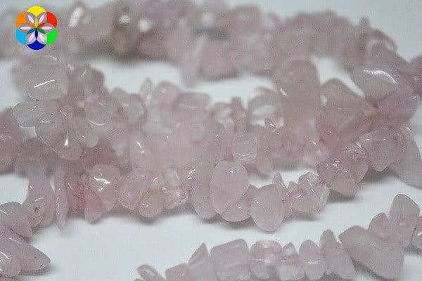 Pembe Kuvars Kırık Doğal Taş Dizisi