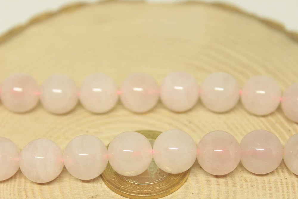 Pembe Kuvars Taşı 12mm/adet
