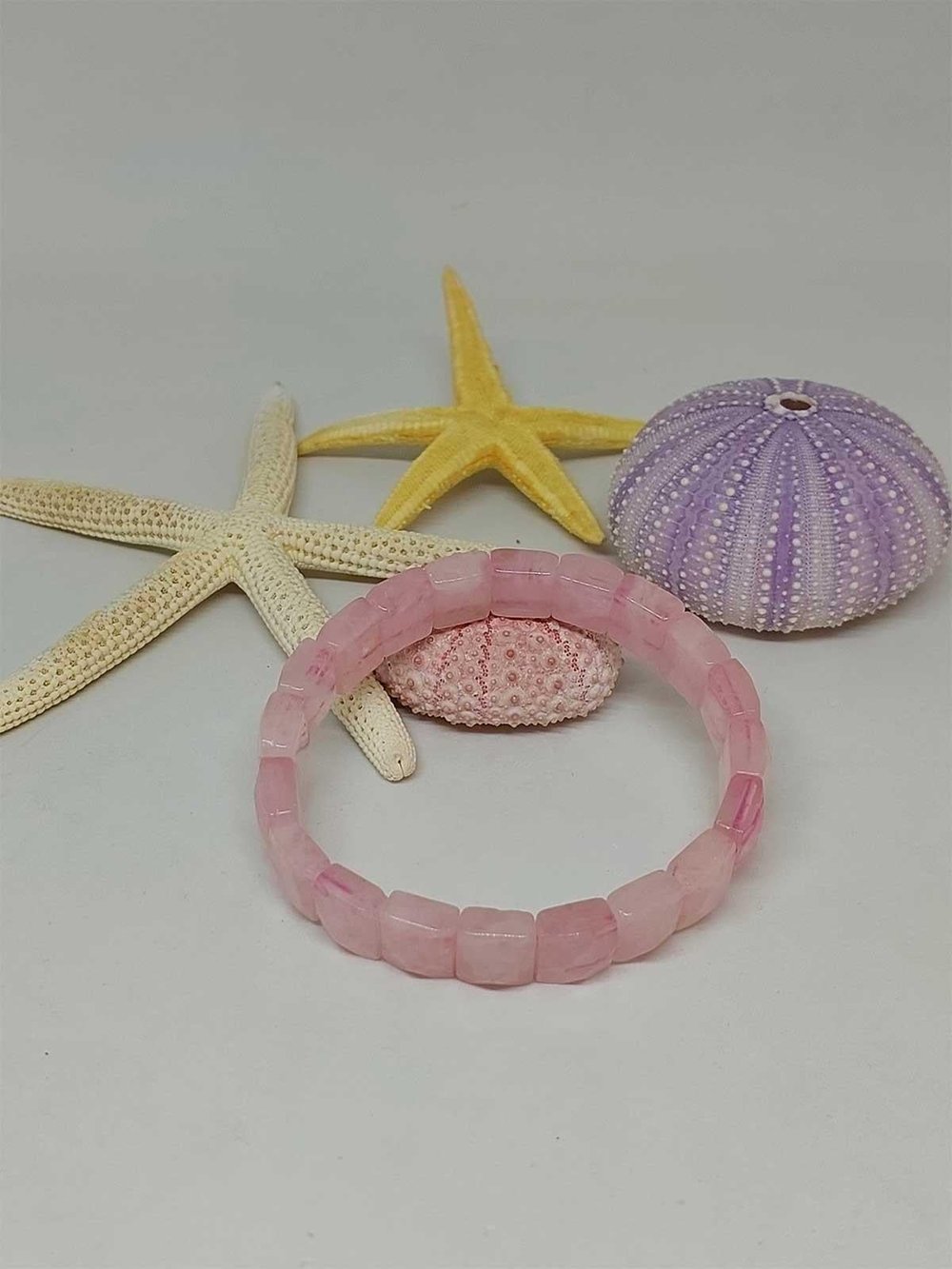 Pembe Kuvars Taşı Unisex Bileklik
