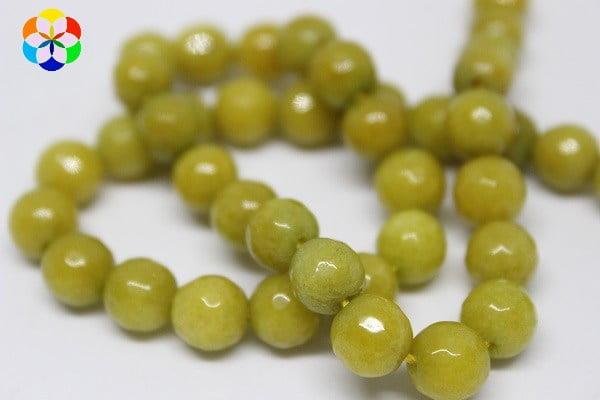 Peridot (Zebercet) Taşı Faset Kesim 8mm/adet