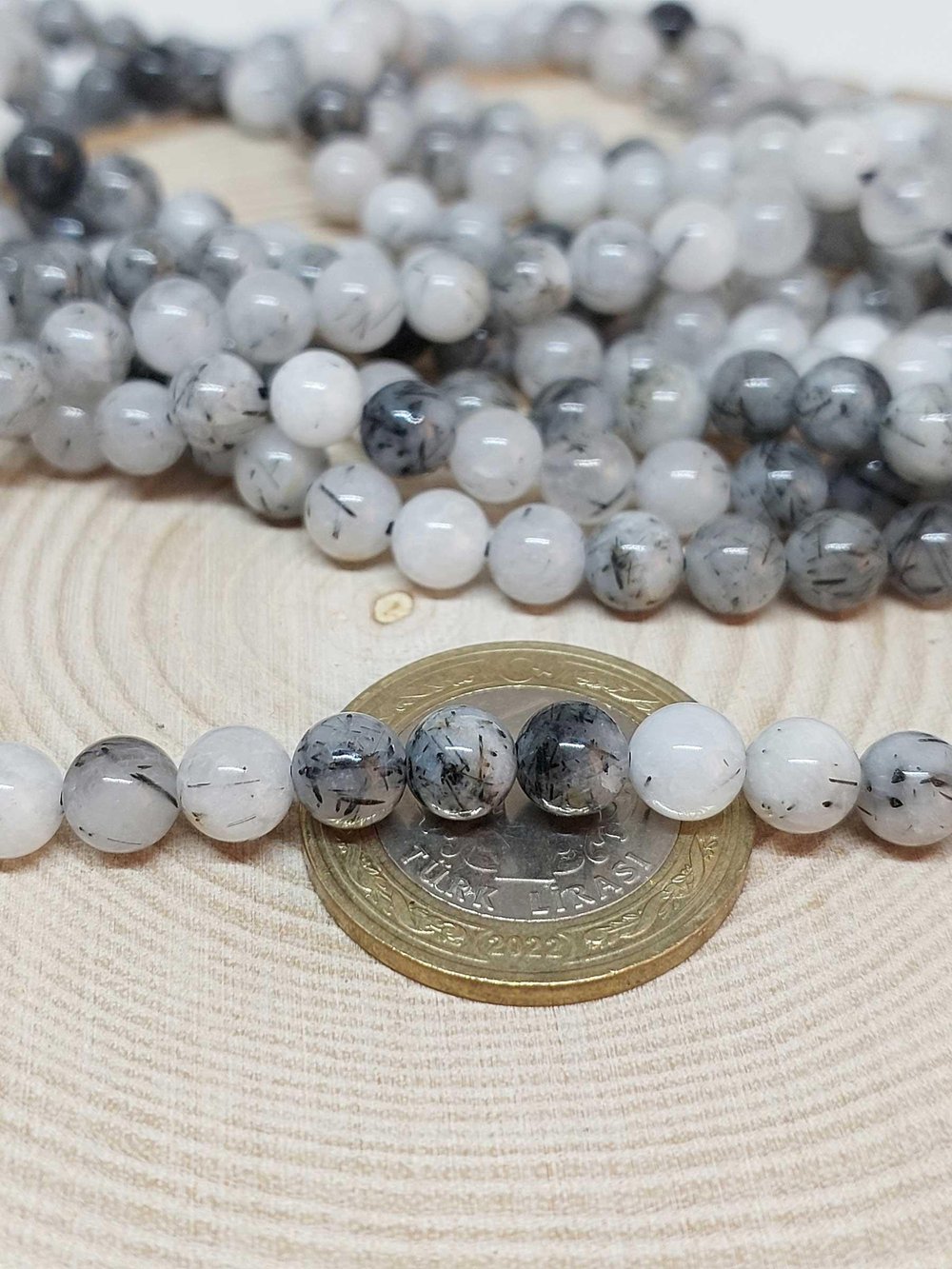 Rutil Kuvars Taşı 6mm/adet