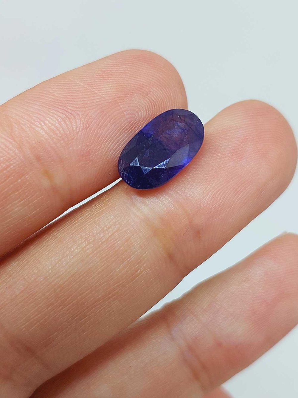 Safir Taşı Oval Kesim (Ortalama 4.95 karat) (55624)