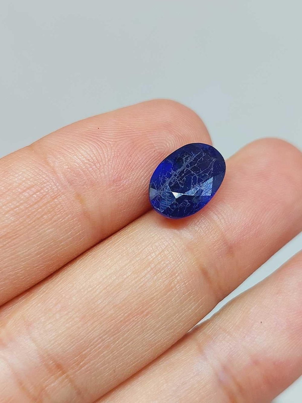 Safir Taşı Oval Kesim (Ortalama 5 karat) (55626)