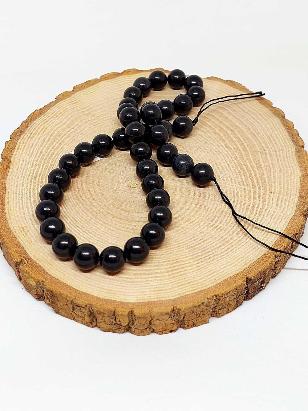 Shungite (Şungit) Taşı Dizi 10mm