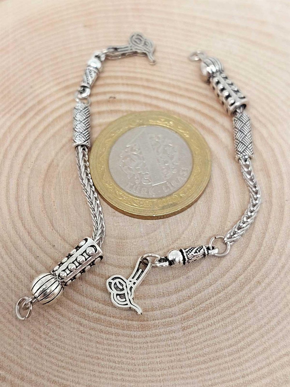 Tek Dallı Metal Tesbih Püskülü/adet (43320)