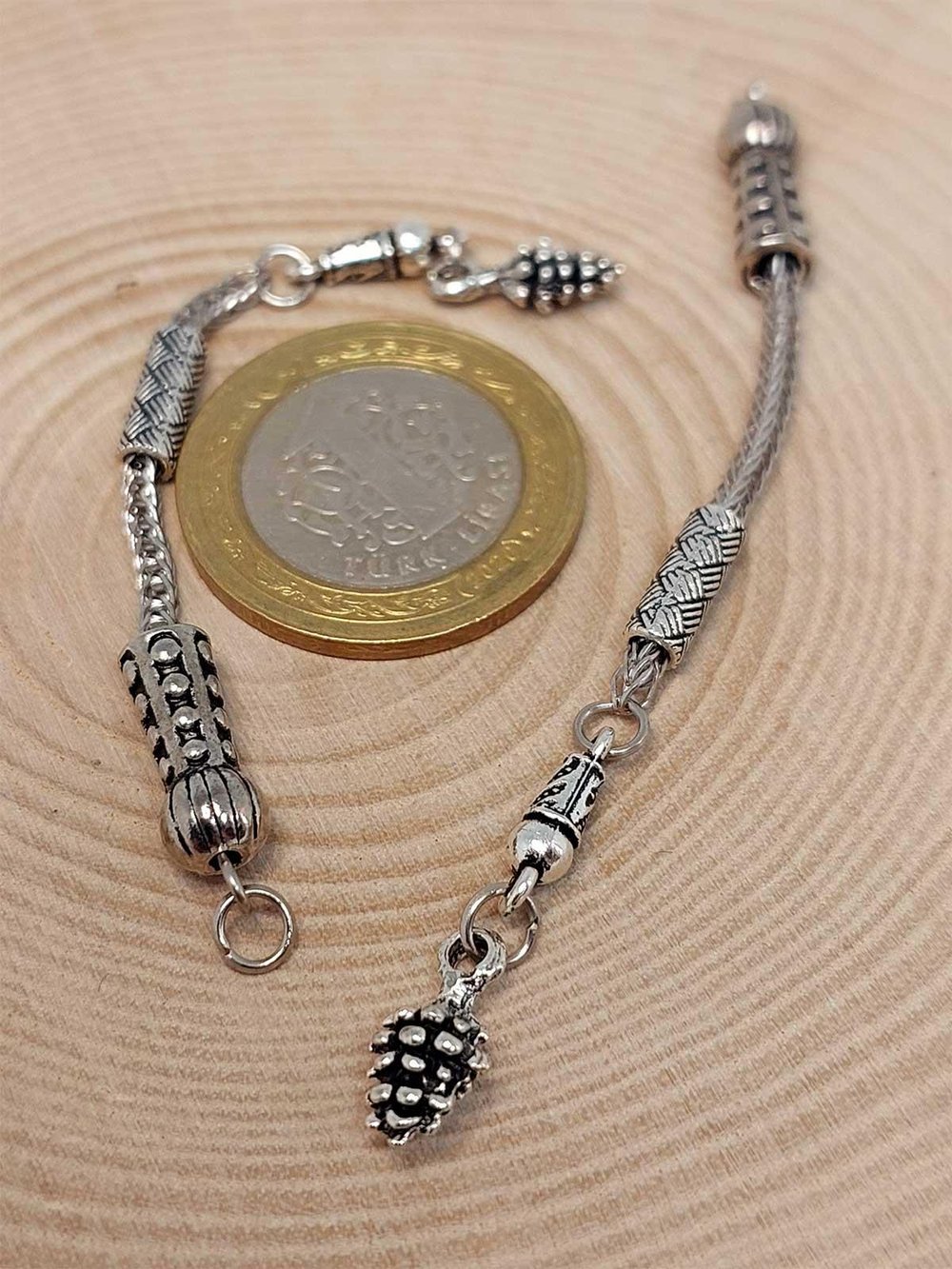 Tek Dallı Metal Tesbih Püskülü/adet (43315)