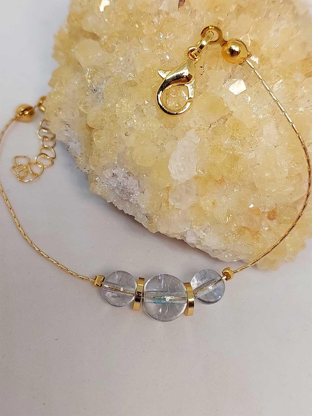 Topaz Taşı Tasarım Bileklik (52082)