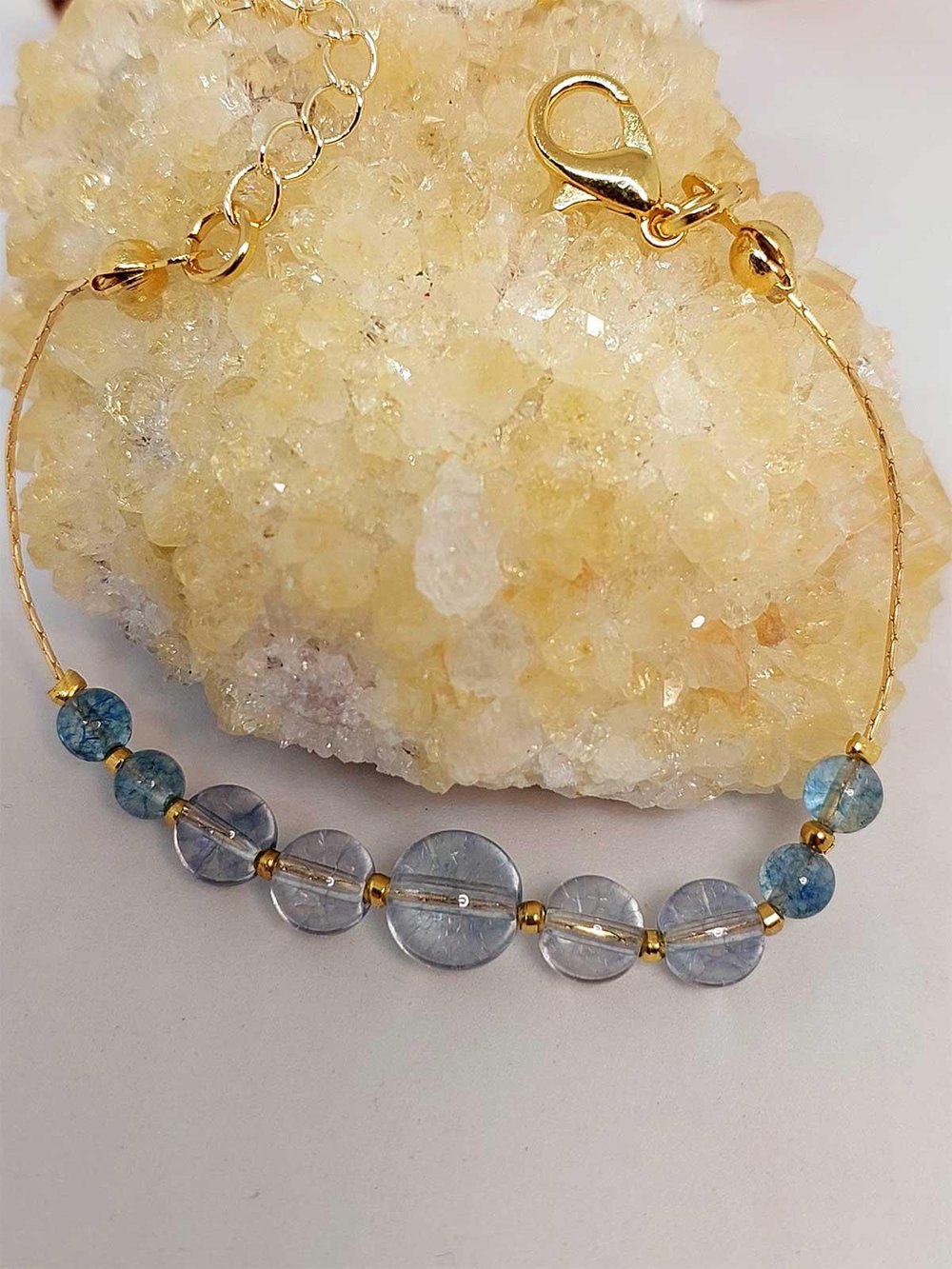 Topaz Taşı Tasarım Bileklik (52086)