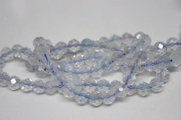 Topaz Taşı YARIM Dizi 4 -5mm Faset Kesim (18cm uzunluğundadır)