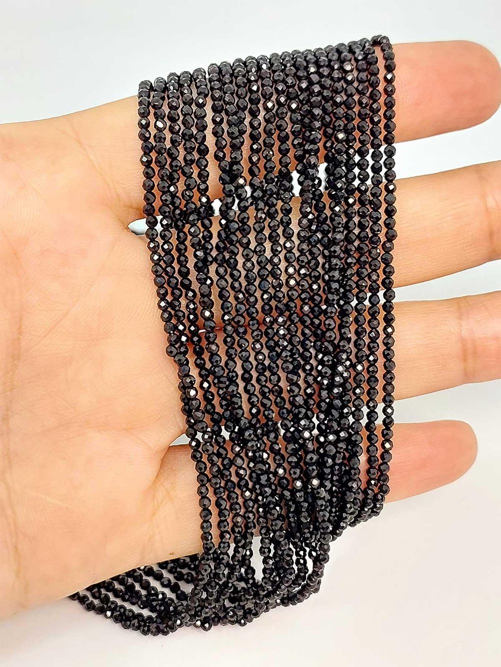 Turmalin Taşı Dizi 1.5mm (45406) YARIM Dizi (17cm uzunluğundadır)