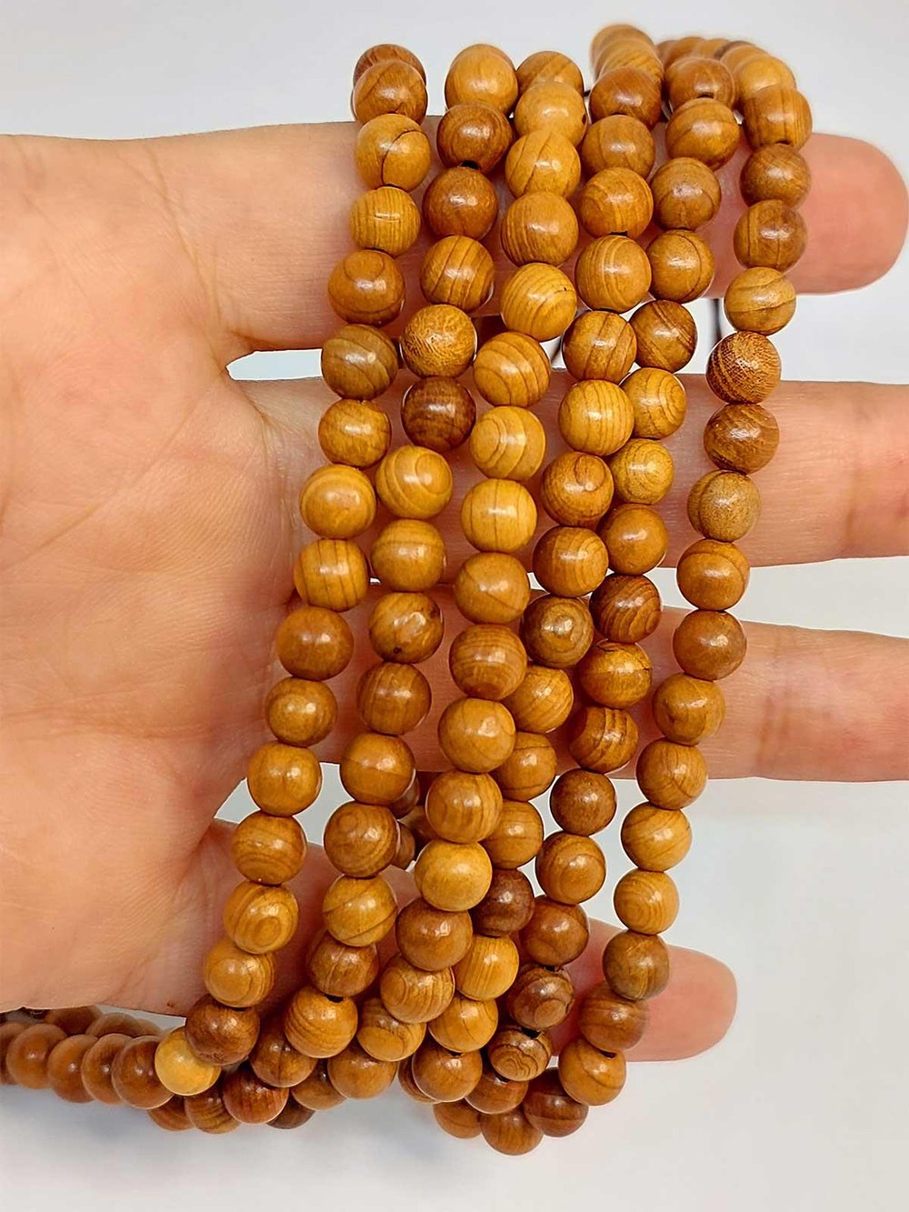 Ud Ağacı Ahşap YARIM Dizi 6mm (45286) (18cm uzunluğundadır)