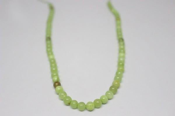 Yeşil Onix (Oniks) Taşı YARIM Dizi 6mm (18cm uzunluğundadır)