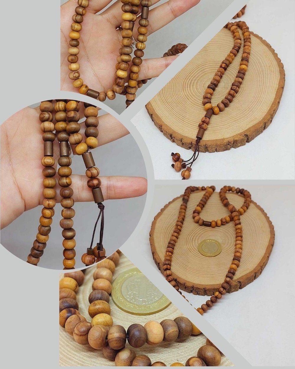 Zeytin Ağacı 108'lik Mala Kolye (5117)