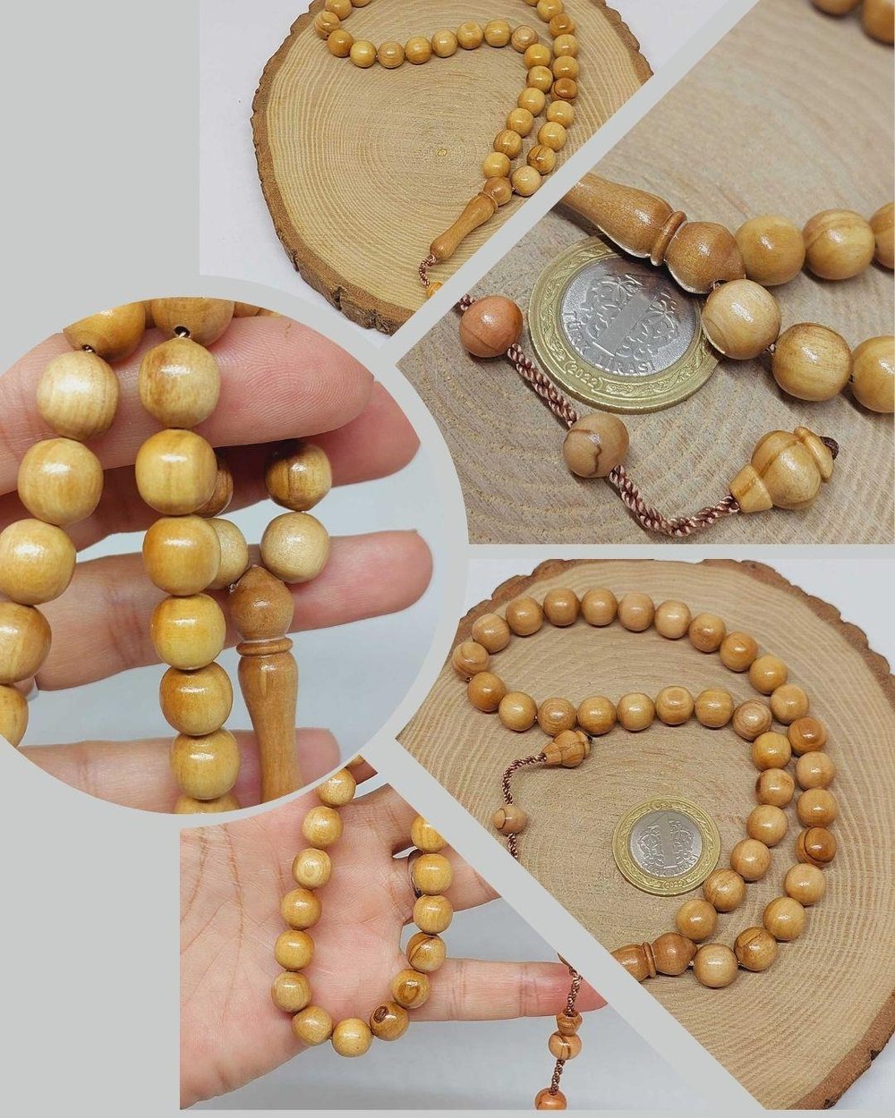 Zeytin Ağacı 33lük Tesbih 9.5mm (55856)