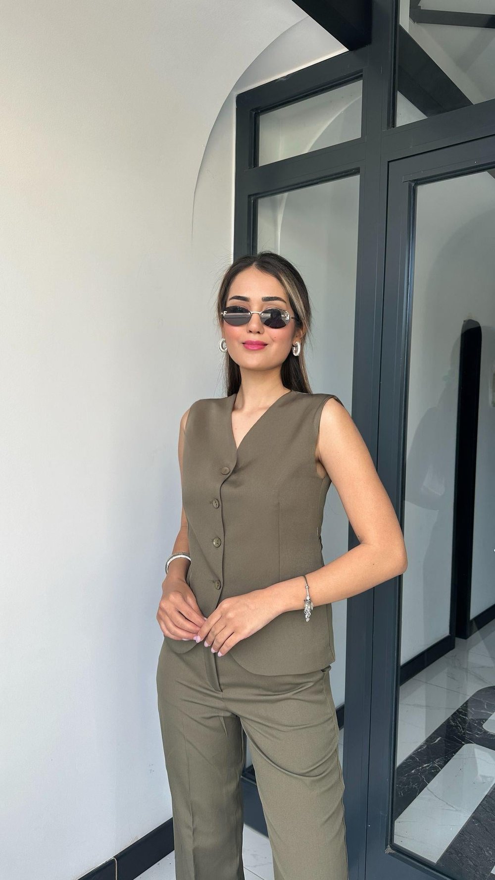 Yelekli Takım Haki 