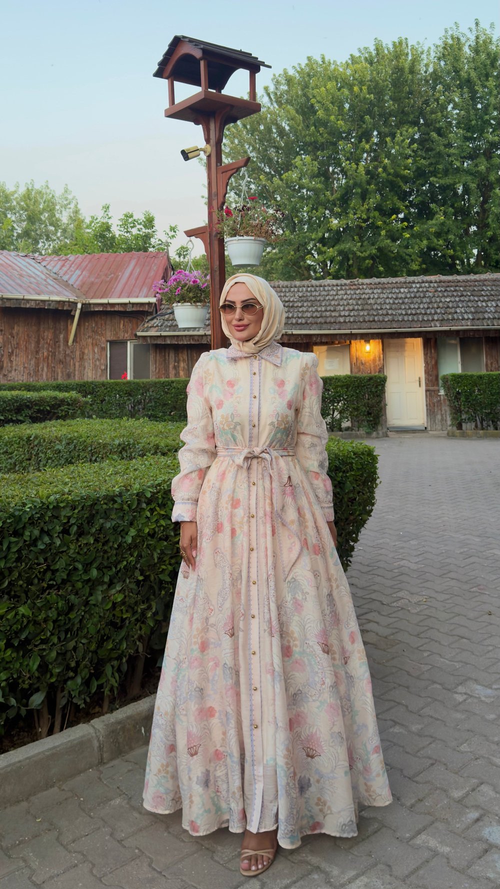 Gardenia İthal Ham Keten Elbise