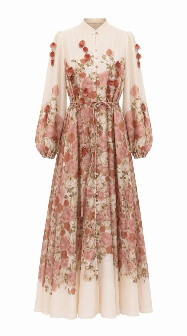 MANOLYA SOFT GARDEN DRESS
