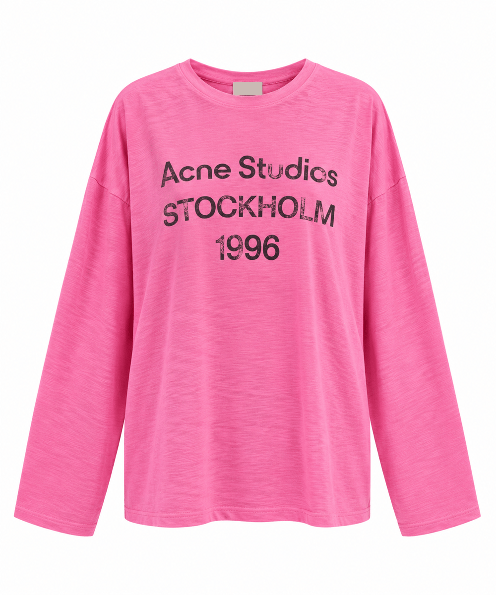 Acne Pembe Basic Triko