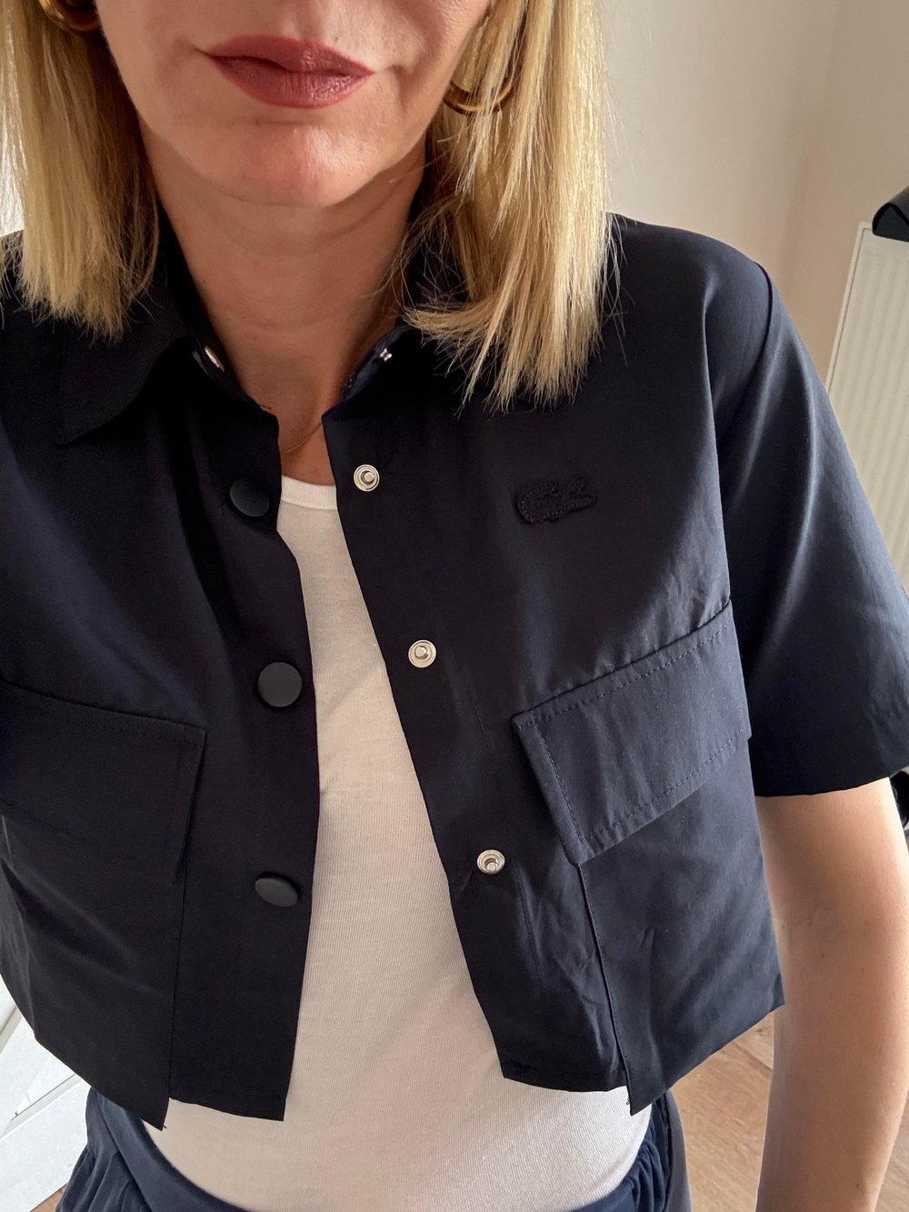 Crop Kısa Gömlek Lcs