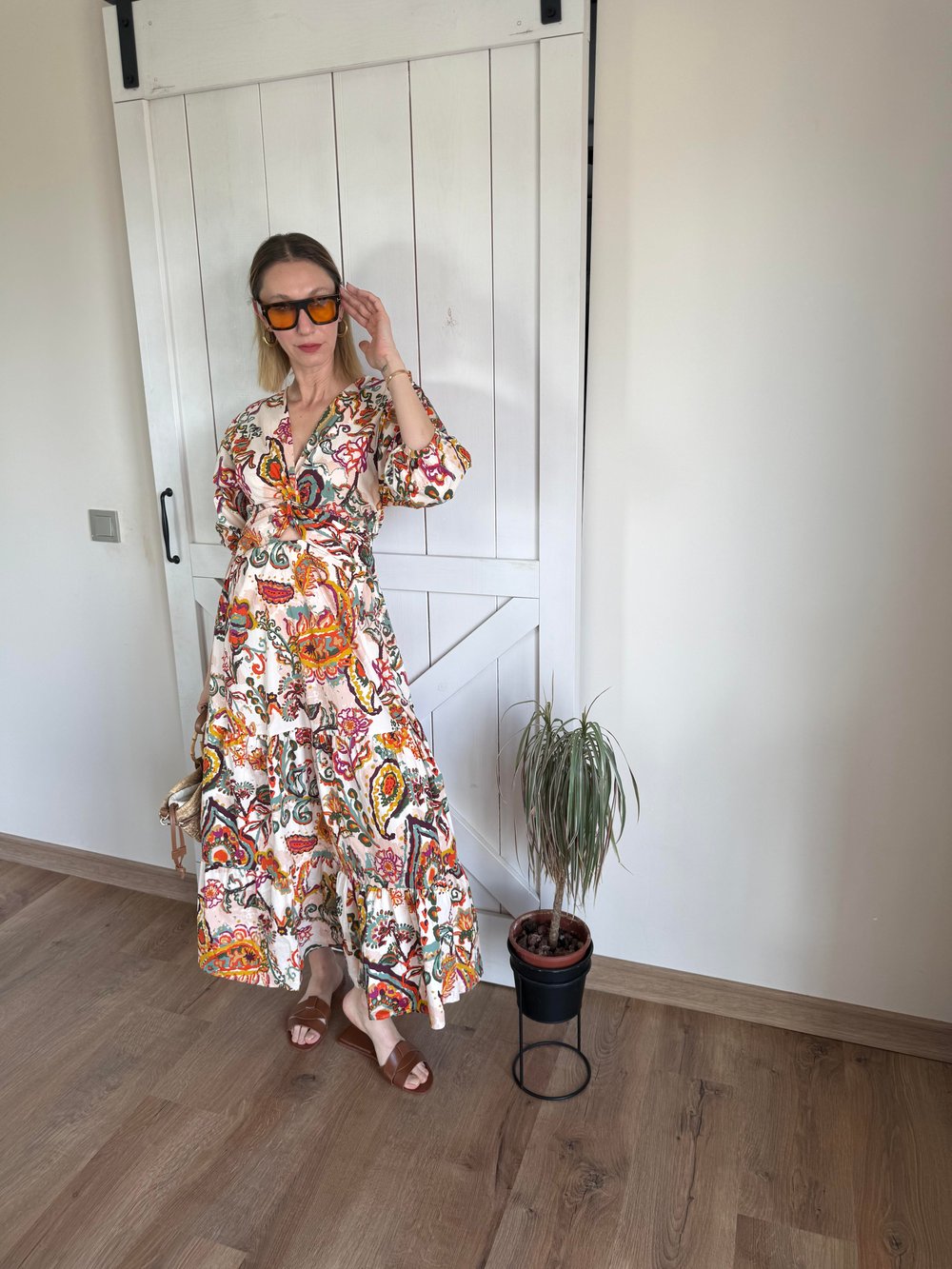 Flory Desenli Max Elbise