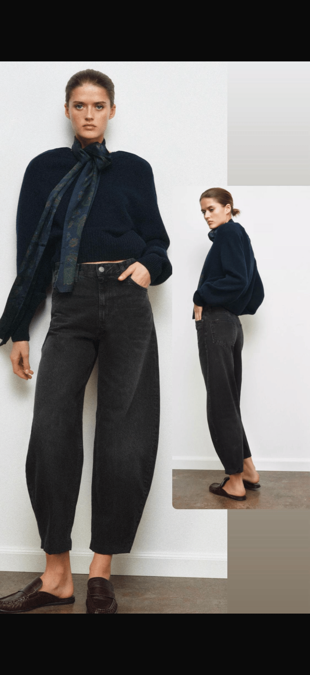Füme Zr Barrel Yüksek Bel Jean