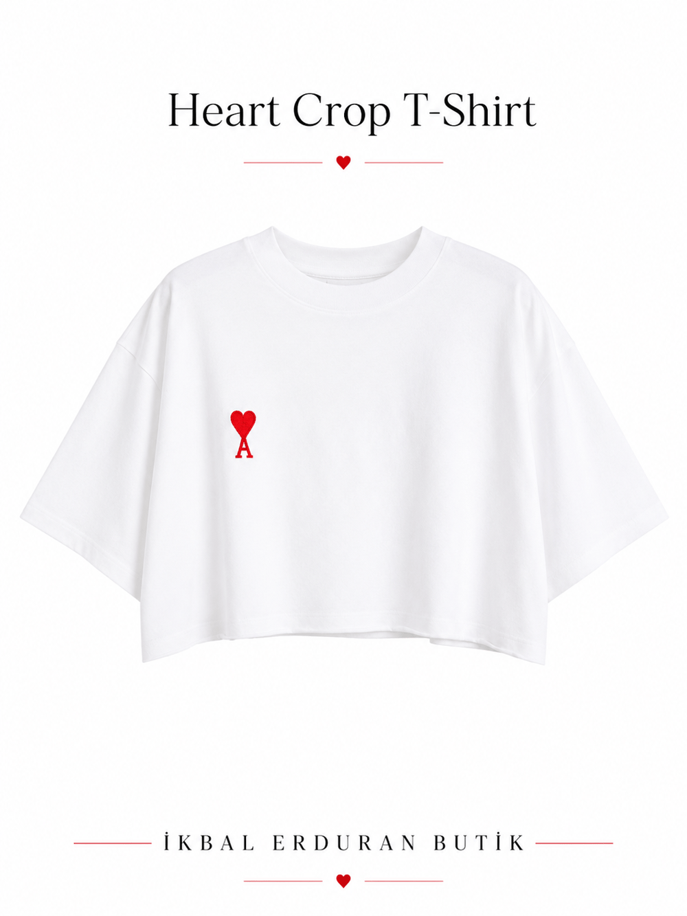 Heart Crop Tshirt 