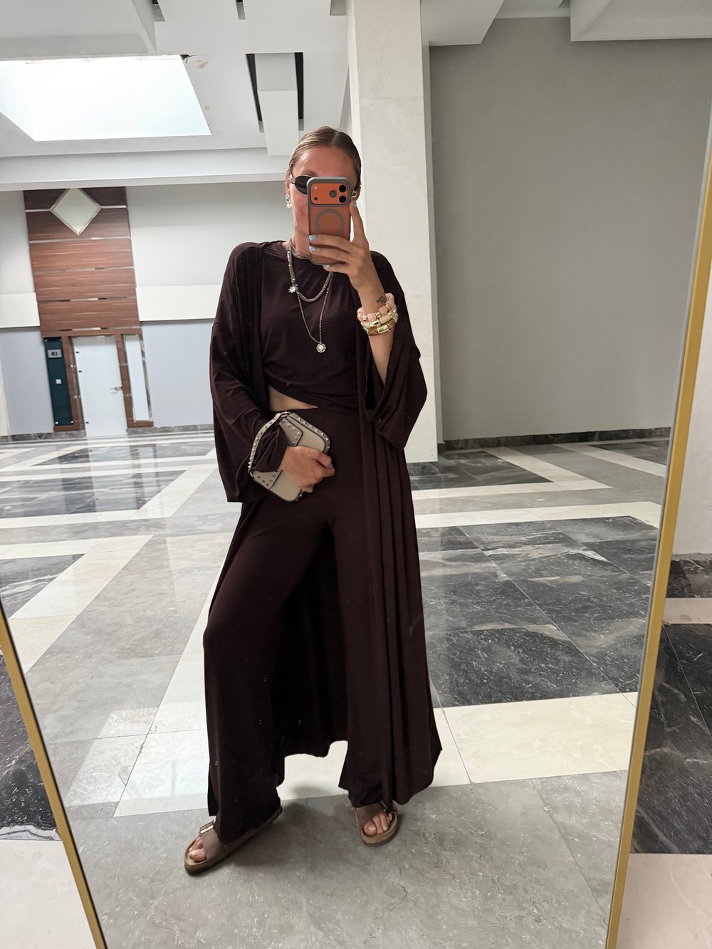 İthal Kimonulu Üçlü Acı Kahve Takım