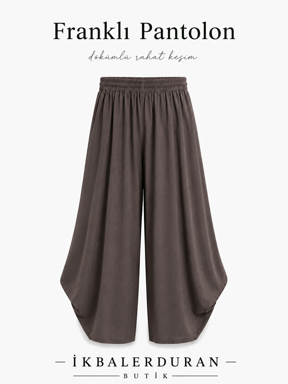 Kahve Twist tKumaş  Frankly Model Penye Pantolon
