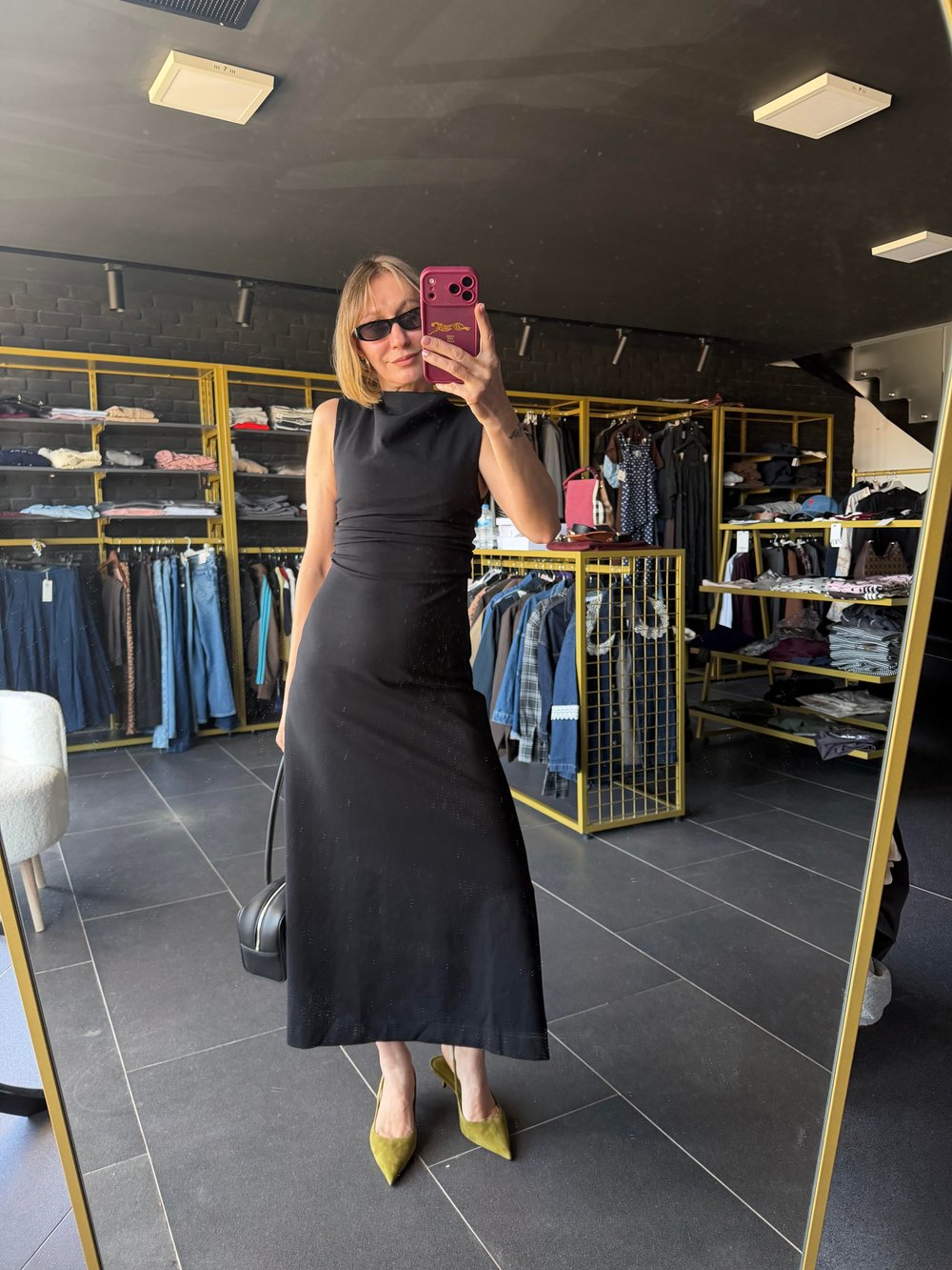 Kos Belden Drapeli  Elbise