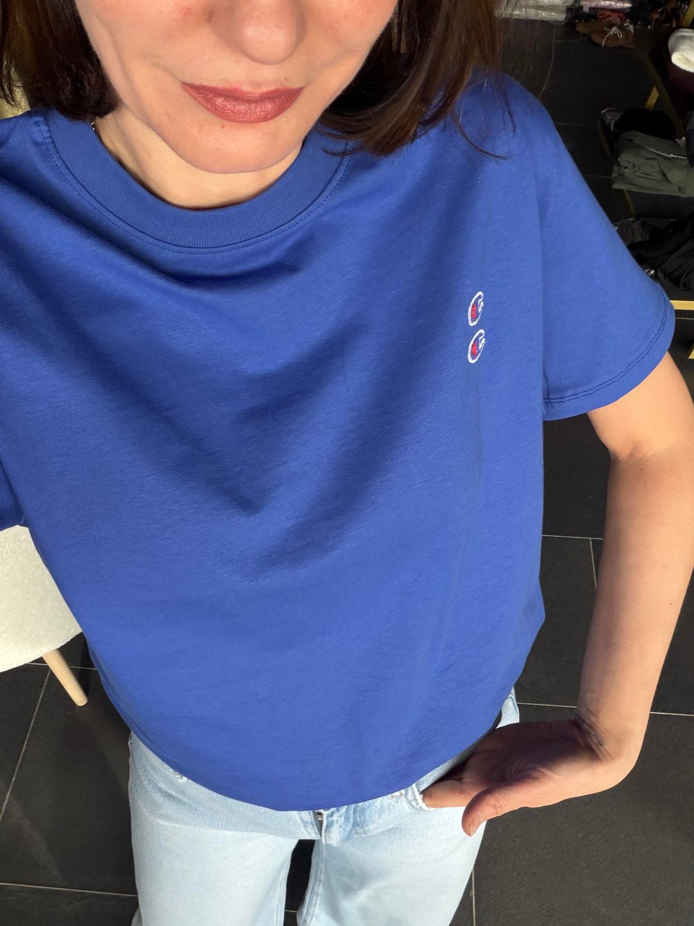 Lacivert Şampiyon Kısa Kollu Tshirt