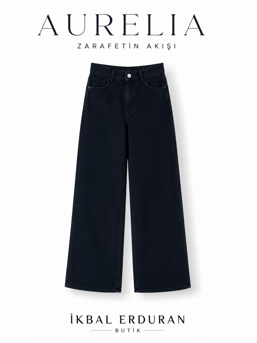 Love& Love İndigo Yumuşacık Denim Pantolon