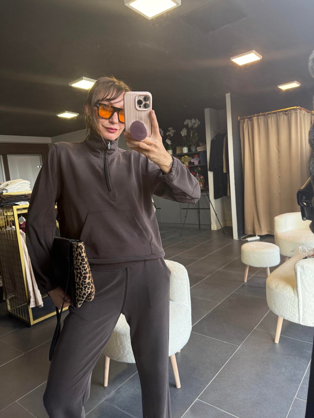 Lulu Kave Sweat Pantolon Takım