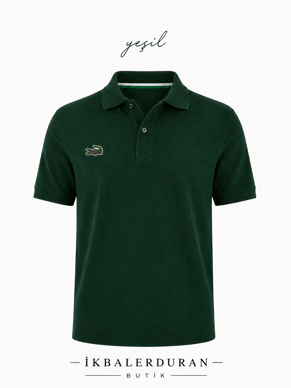 Polo Yaka Lcs Yeşil Tshirt