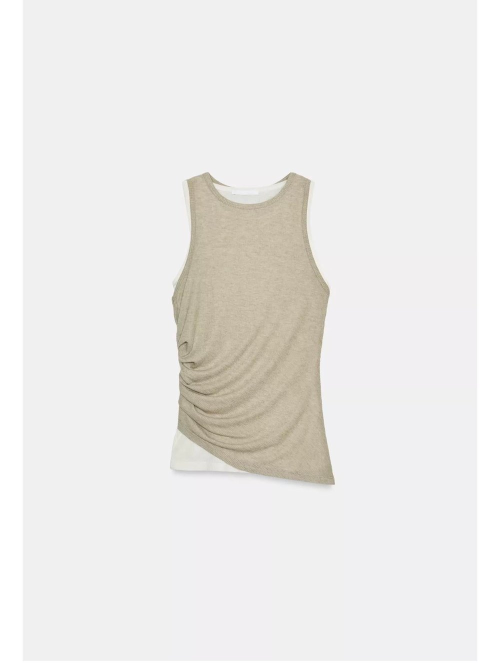 Rustik Çift Etkili Ekru Atlet