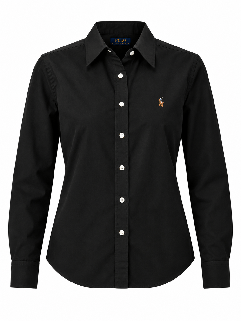 Siyah Premium Pamuklu Oxford Gömlek