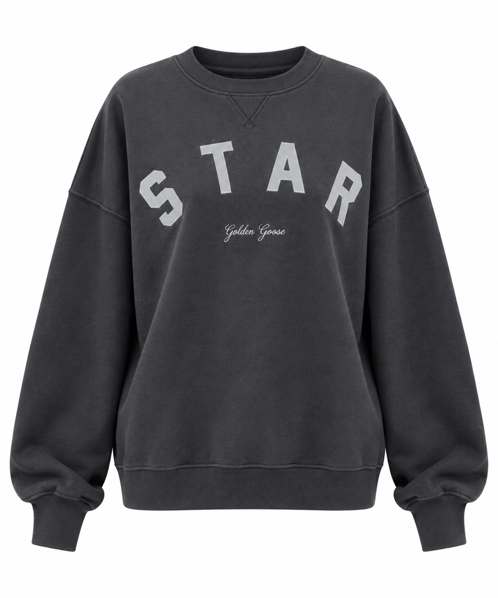 Star Gri Goose Kırık Beyaz Sweatshirt