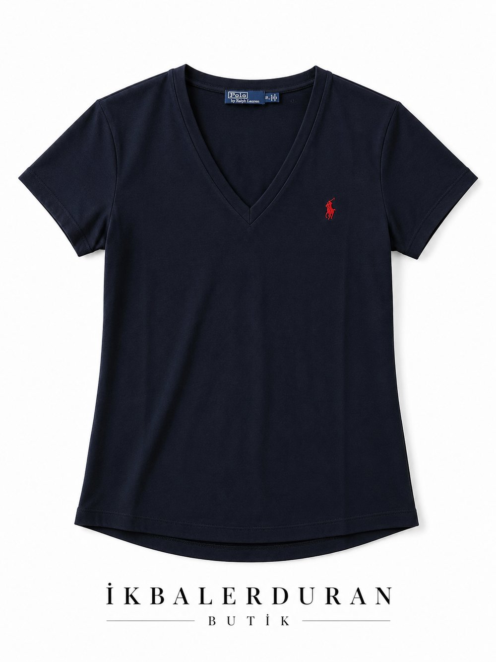 V Yaka Dark Blue Tshirt