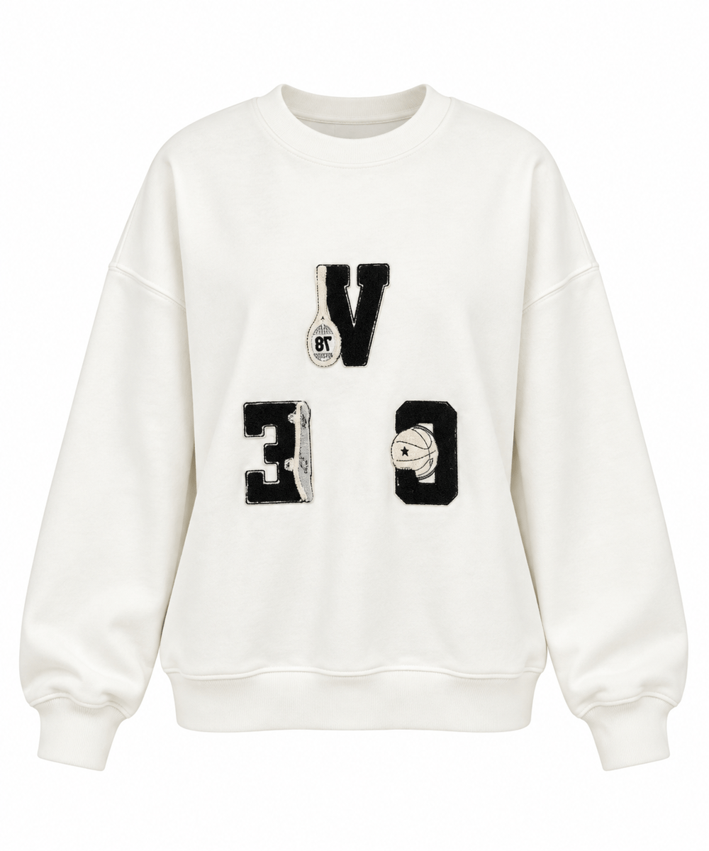 Vcl Goose Kırık Beyaz Sweatshirt