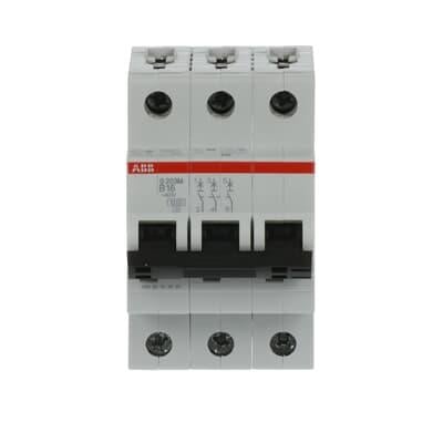 ABB 2CDS273001R0165 - Otomatik Sigorta,  B  3 X 16A,       10Ka  S203