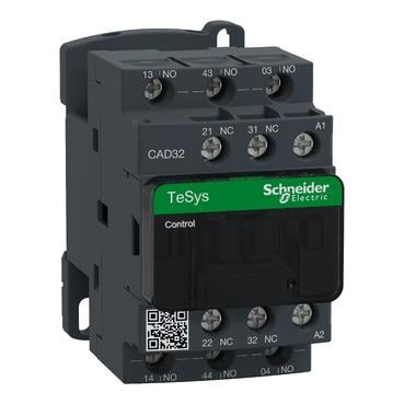 SCHNEIDER CAD32M7 - Yardımcı Kontaktör,  3 A,  3NA + 2NK   230VAc