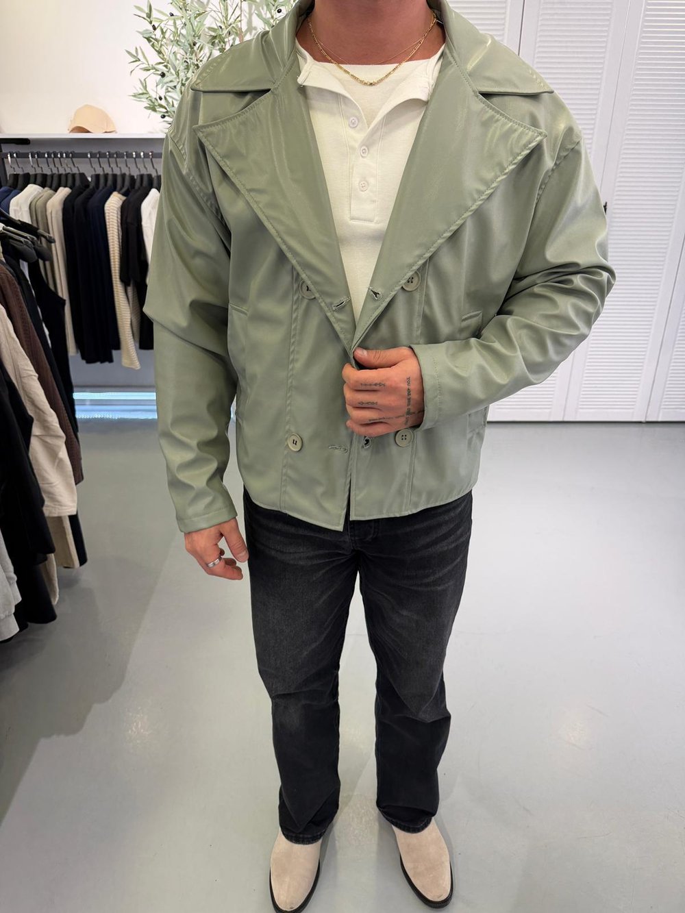 Mint RL İnce Mevsim Deri Ceket