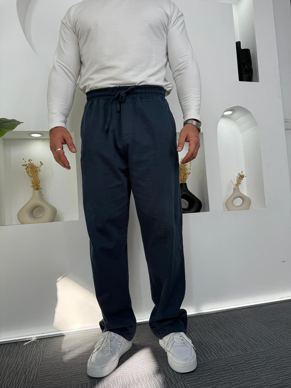 Petrol Mr Baggy Gabardin Pantolon