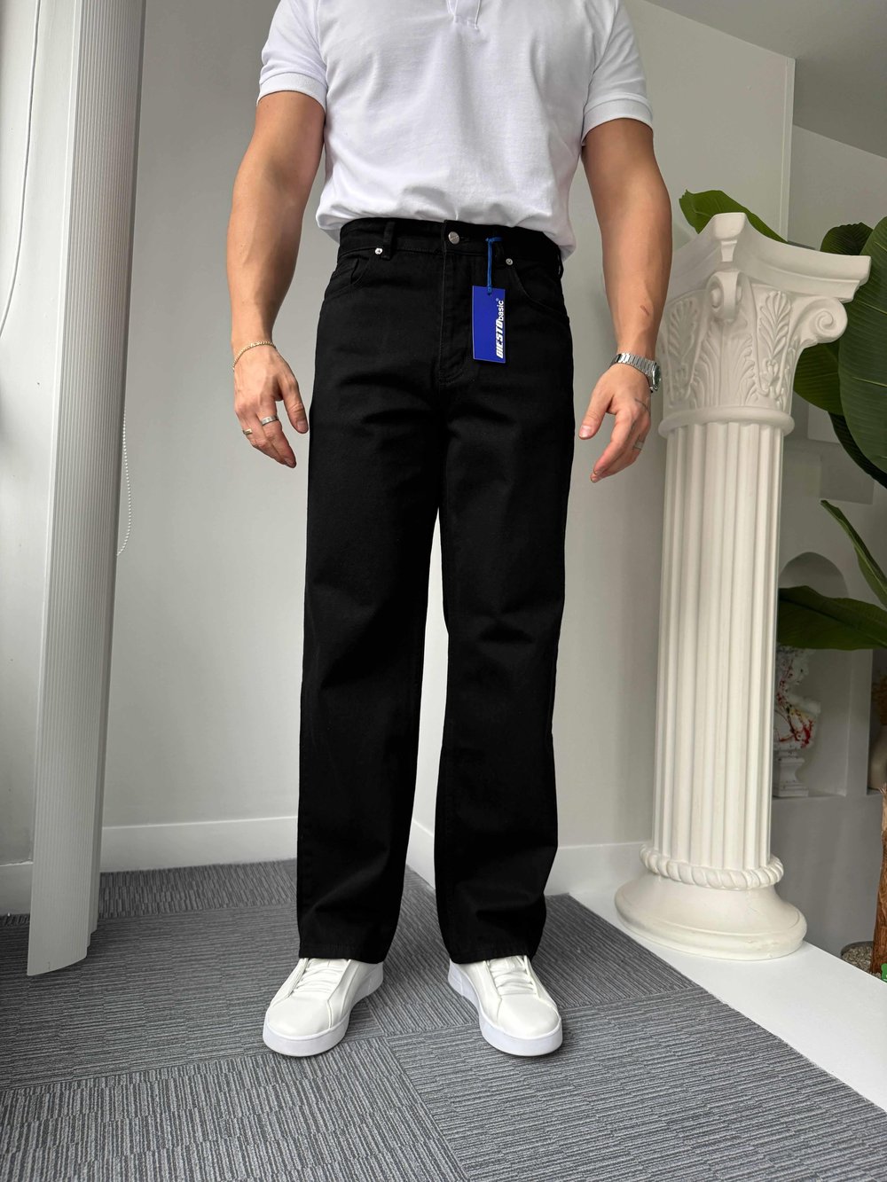 Siyah GG Basic Regular Jean