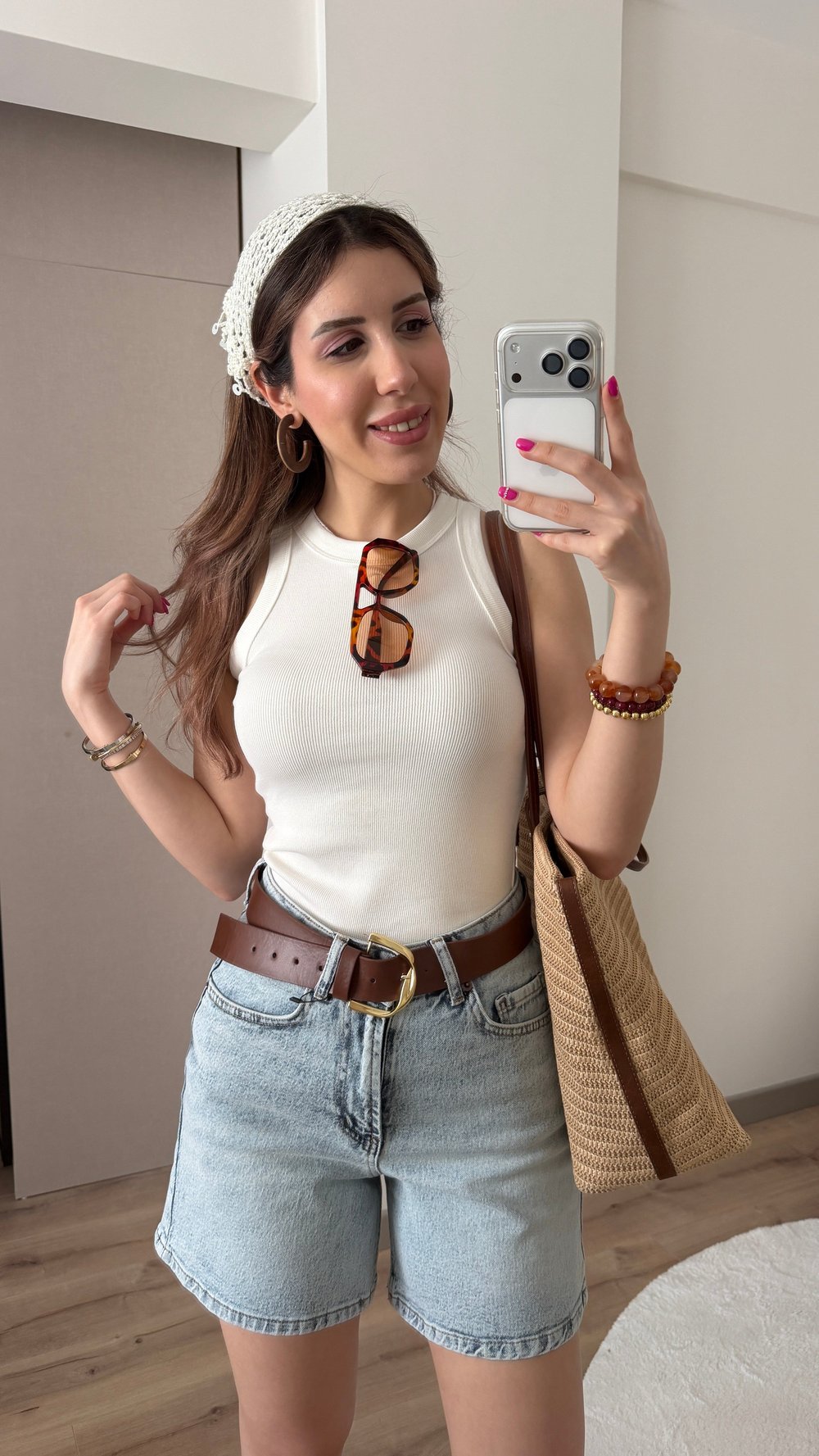 HALTER YAKA FİTİLLİ BEYAZ ATLET