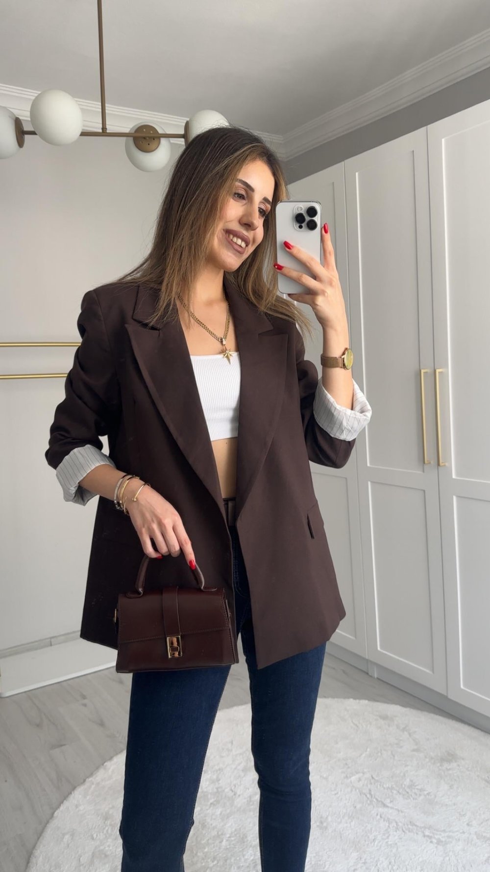 PREMİUM ACI KAHVE BLAZER CEKET