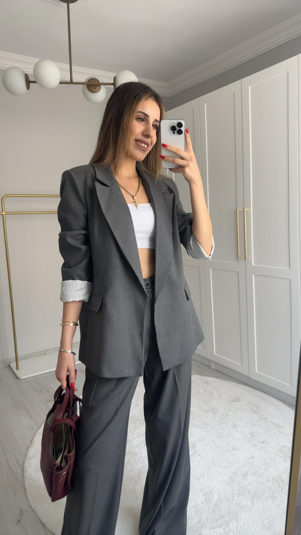 PREMİUM ANTRASİT BLAZER CEKET