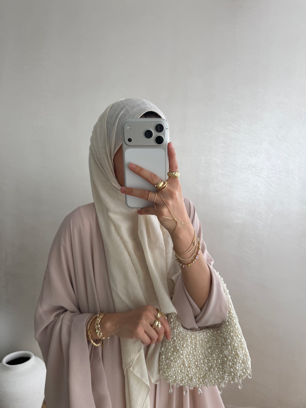 Alia Şifon Abaya - Pudra