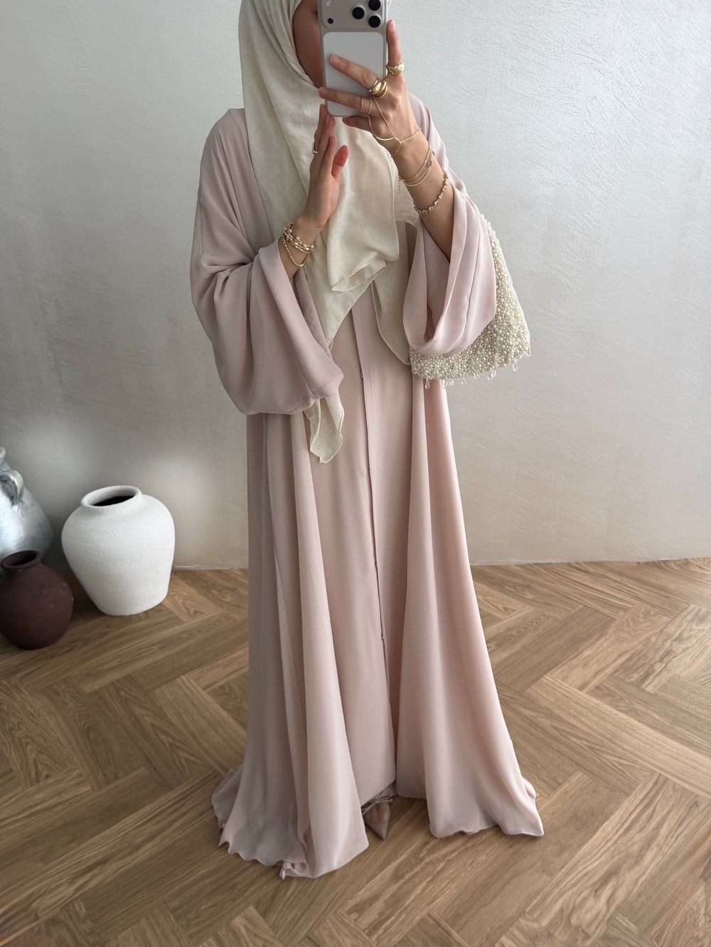 Alia Şifon Abaya - Pudra